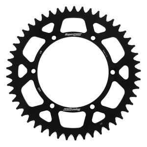 Rear ALU sprocket SUPERSPROX RAL-460:49-BLK Negru 49T, 520