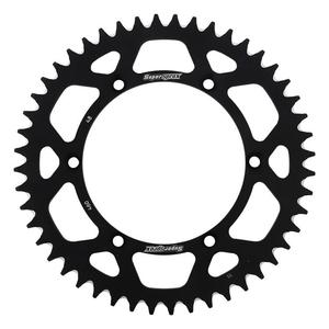 Rear ALU sprocket SUPERSPROX RAL-460:48-BLK Negru 48T, 520