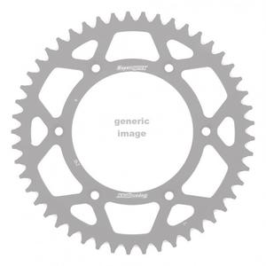 Rear ALU sprocket SUPERSPROX RAL-210:49-SLV argintiu 49T, 520