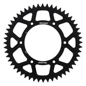 Rear ALU sprocket SUPERSPROX RAL-990:52-BLK Negru 52T, 520