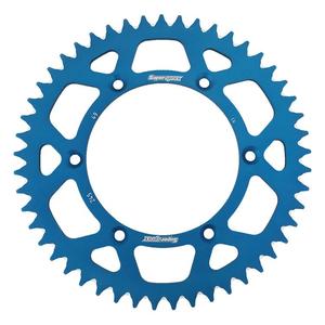 Rear ALU sprocket SUPERSPROX RAL-245:49-BLU Albastru 49T, 520