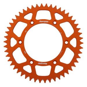 Rear ALU sprocket SUPERSPROX RAL-990:50-ORG portocaliu 50T, 520