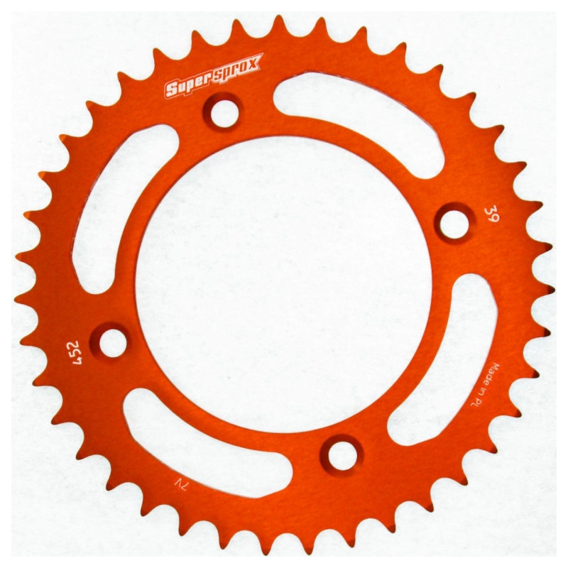 Foaie spate ALU SUPERSPROX portocaliu 39T, 415