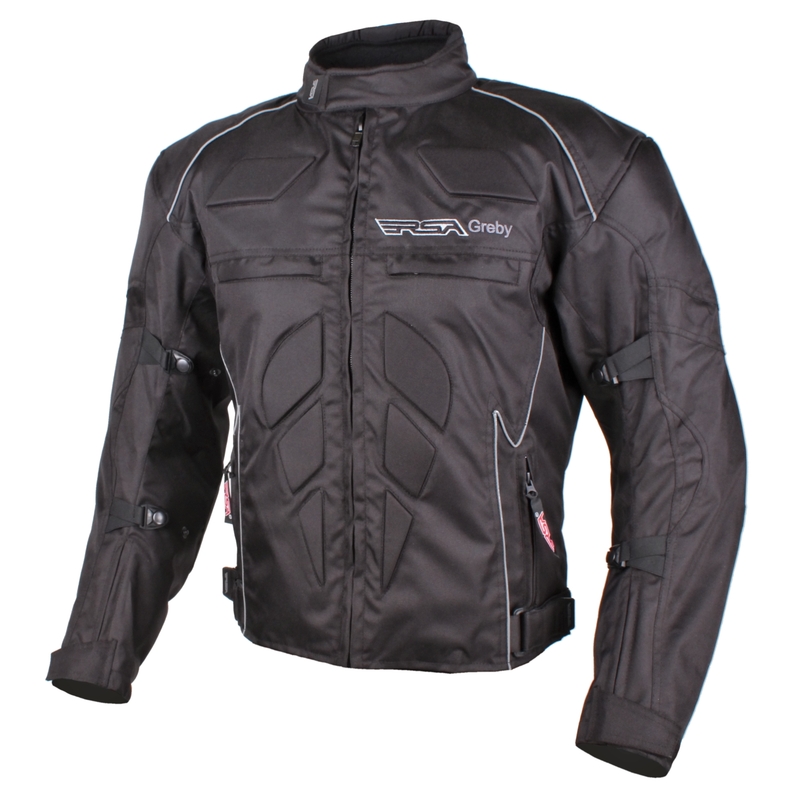 RSA Greby Negru Jacheta de motocicletă negru výprodej lichidare