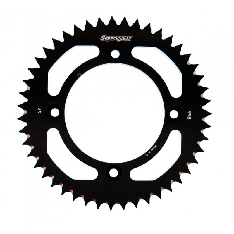 Foaie spate ALU SUPERSPROX Negru 47T, 428