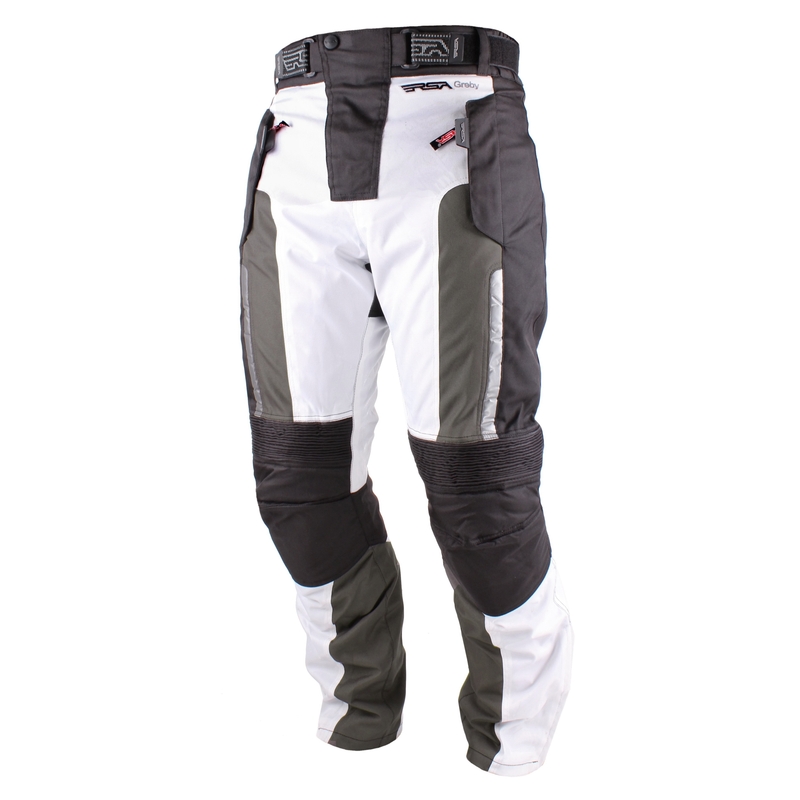 RSA Greby Negru și alb Negru și alb pantaloni de motociclete výprodej lichidare