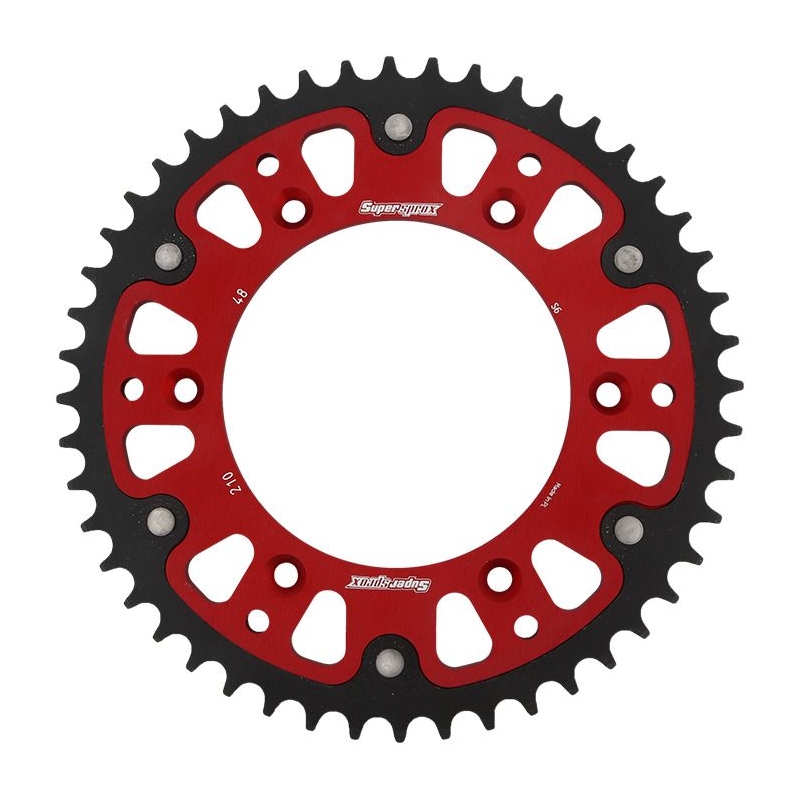 Rear sprocket SUPERSPROX STEALTH Rosu 48T, 520