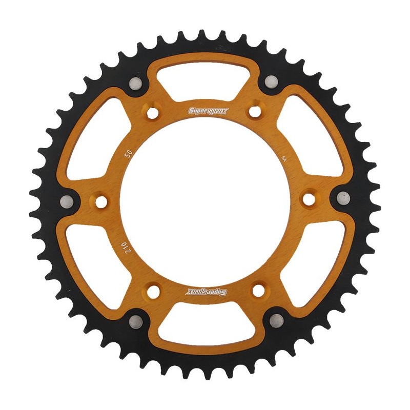 Rear sprocket SUPERSPROX STEALTH auriu 50T, 520