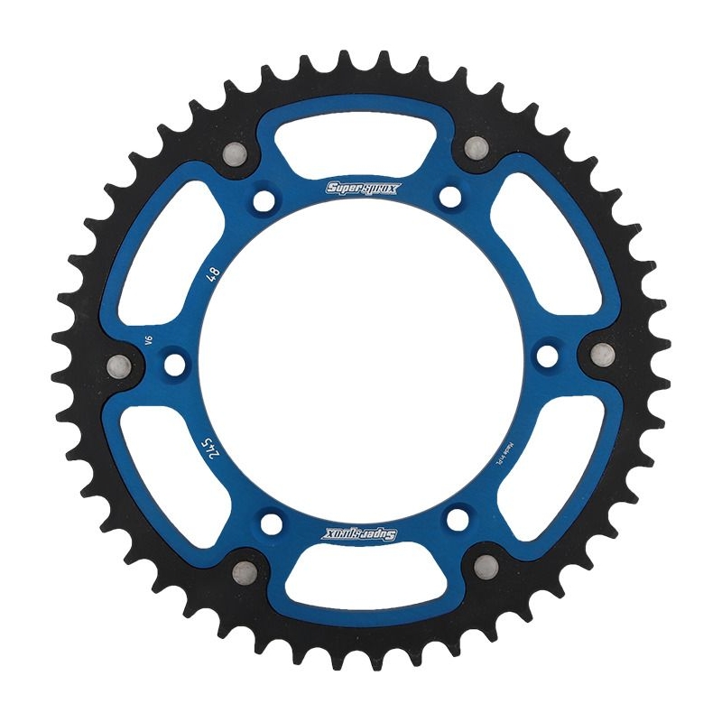 Rear sprocket SUPERSPROX STEALTH Albastru 48T, 520