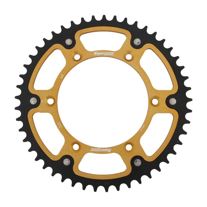 Rear sprocket SUPERSPROX STEALTH auriu 49T, 520