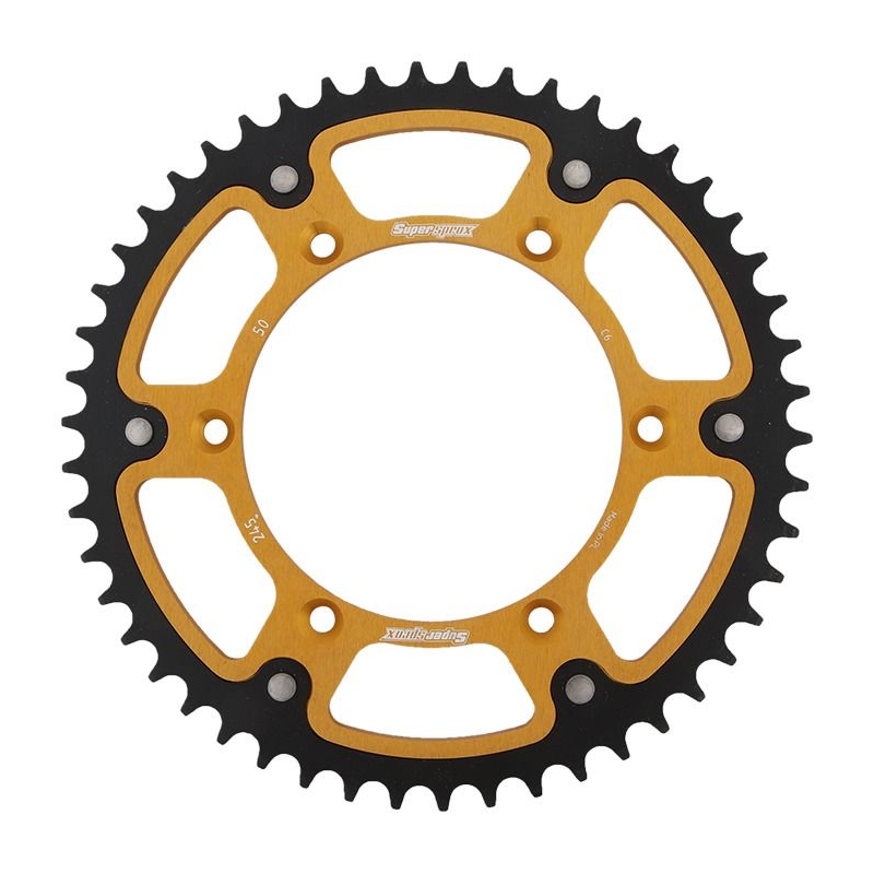 Rear sprocket SUPERSPROX STEALTH auriu 50T, 520