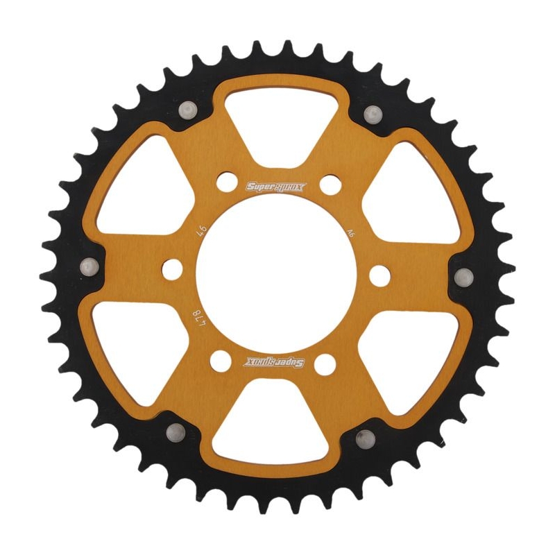 Rear sprocket SUPERSPROX STEALTH auriu 46T, 520