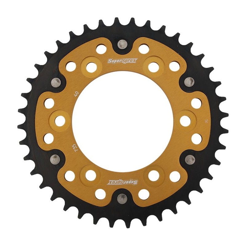 Rear sprocket SUPERSPROX STEALTH auriu 40T, 520