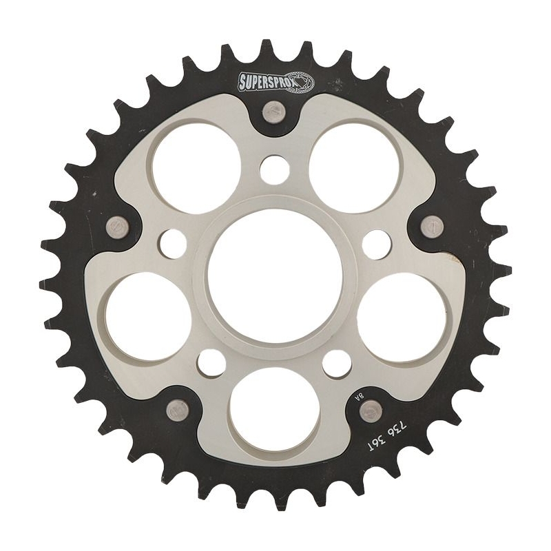 Foaie spate SUPERSPROX STEALTH argintiu 36T, 520