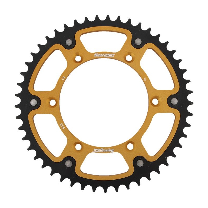 Rear sprocket SUPERSPROX STEALTH auriu 49T, 520
