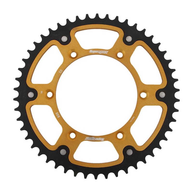 Rear sprocket SUPERSPROX STEALTH auriu 50T, 520