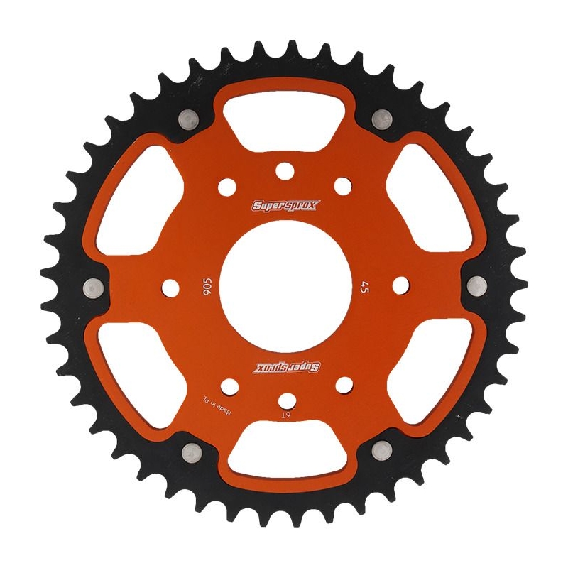 Rear sprocket SUPERSPROX STEALTH portocaliu 45T, 520