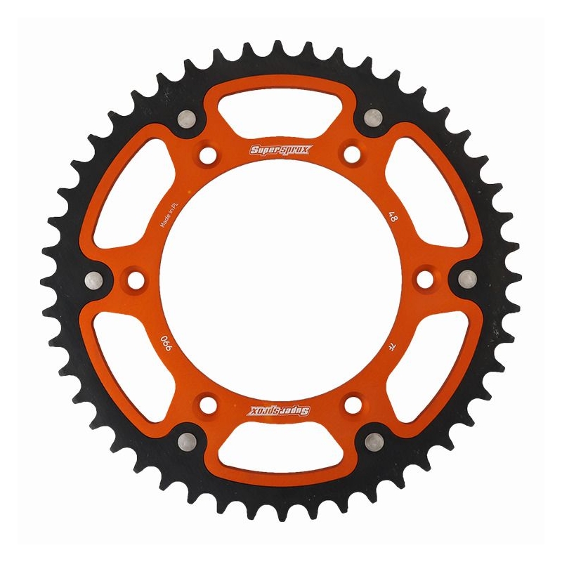 Rear sprocket SUPERSPROX STEALTH portocaliu 48T, 520