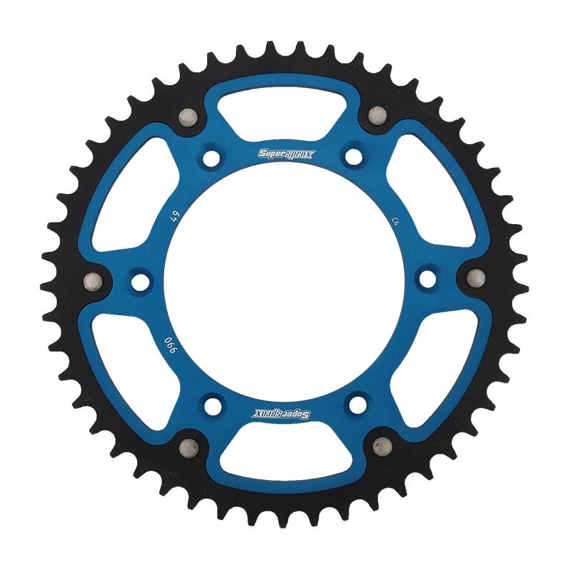 Rear sprocket SUPERSPROX STEALTH Albastru 49T, 520
