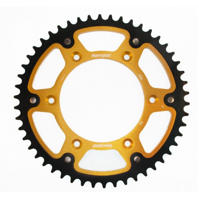 Rear sprocket SUPERSPROX STEALTH auriu 50T, 520