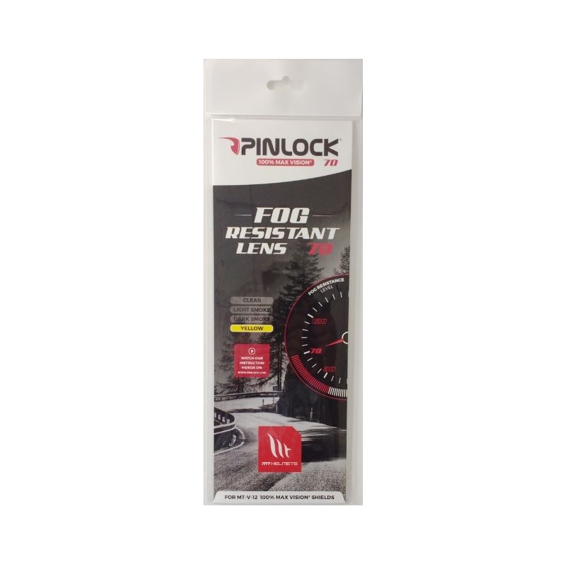 Pinlock pentru cască MT V-12 galben lichidare