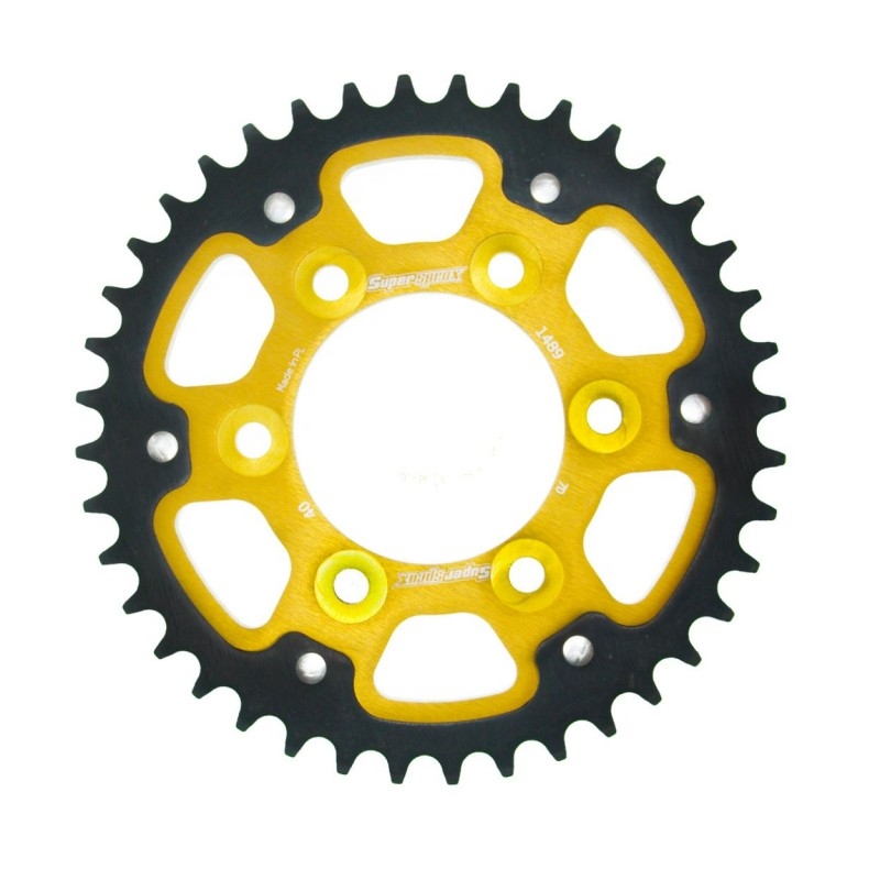 Rear sprocket SUPERSPROX STEALTH auriu 40T, 525