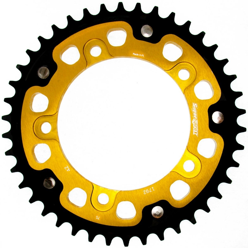 Rear sprocket SUPERSPROX STEALTH auriu 42T, 525