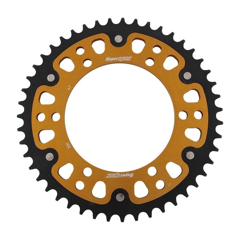 Rear sprocket SUPERSPROX STEALTH auriu 47T, 525