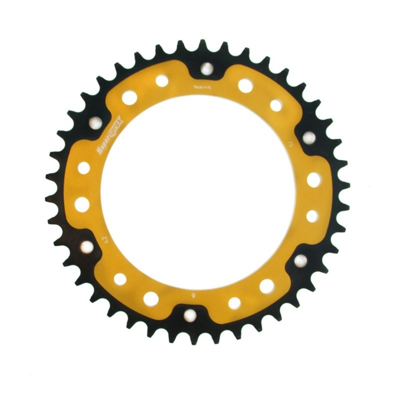Rear sprocket SUPERSPROX STEALTH auriu 42T, 525