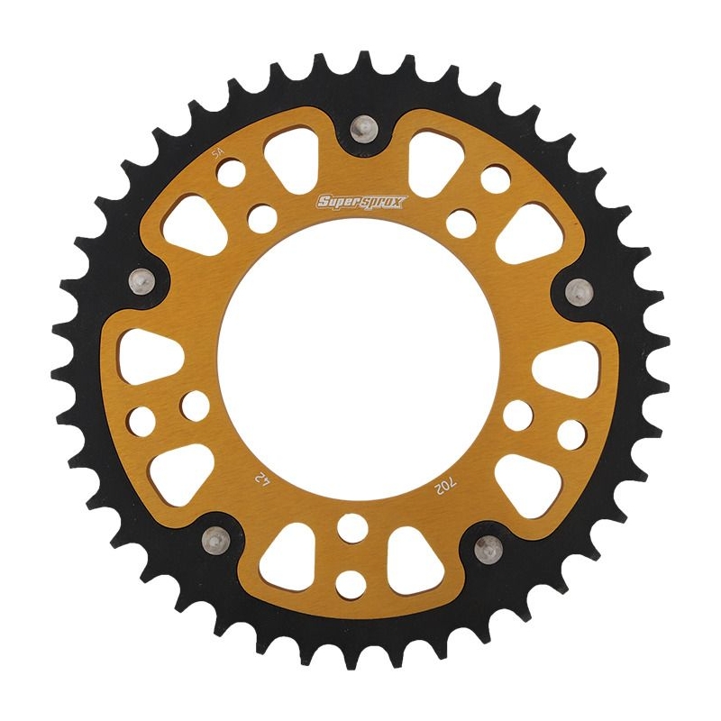 Rear sprocket SUPERSPROX STEALTH auriu 42T, 525