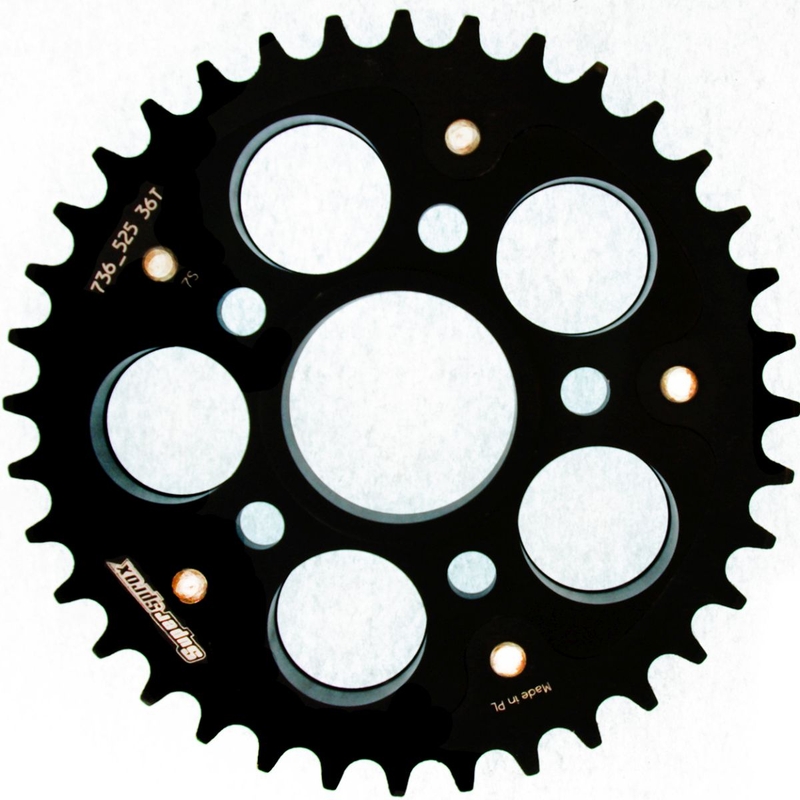 Foaie spate SUPERSPROX STEALTH Negru 36T, 525