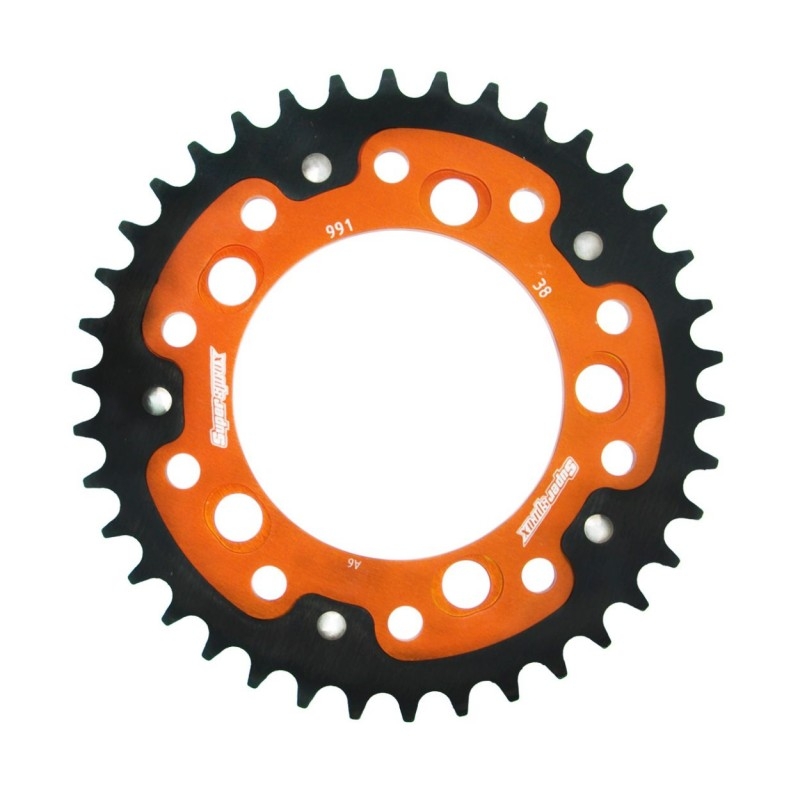 Rear sprocket SUPERSPROX STEALTH portocaliu 38T, 525