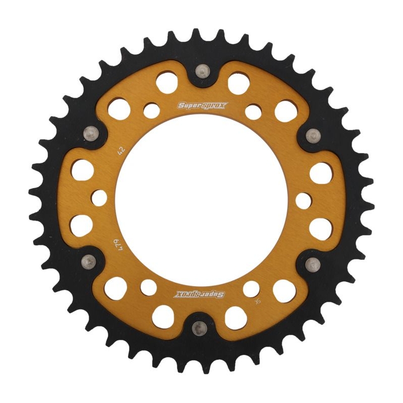 Rear sprocket SUPERSPROX STEALTH auriu 42T, 530