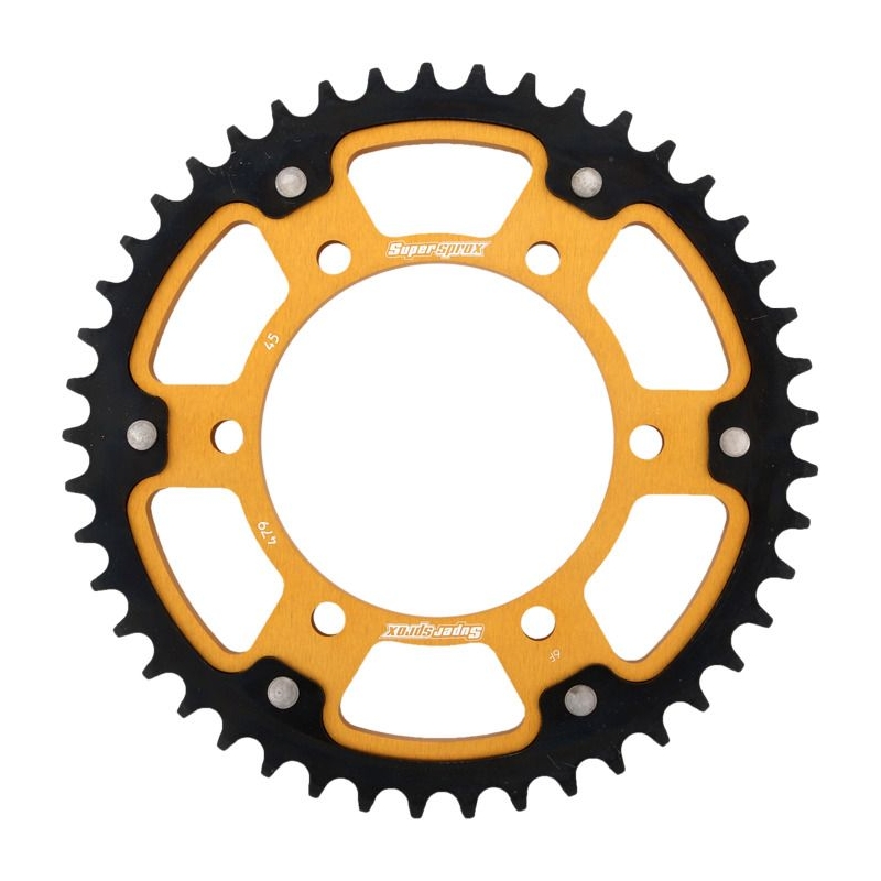 Rear sprocket SUPERSPROX STEALTH auriu 45T, 530
