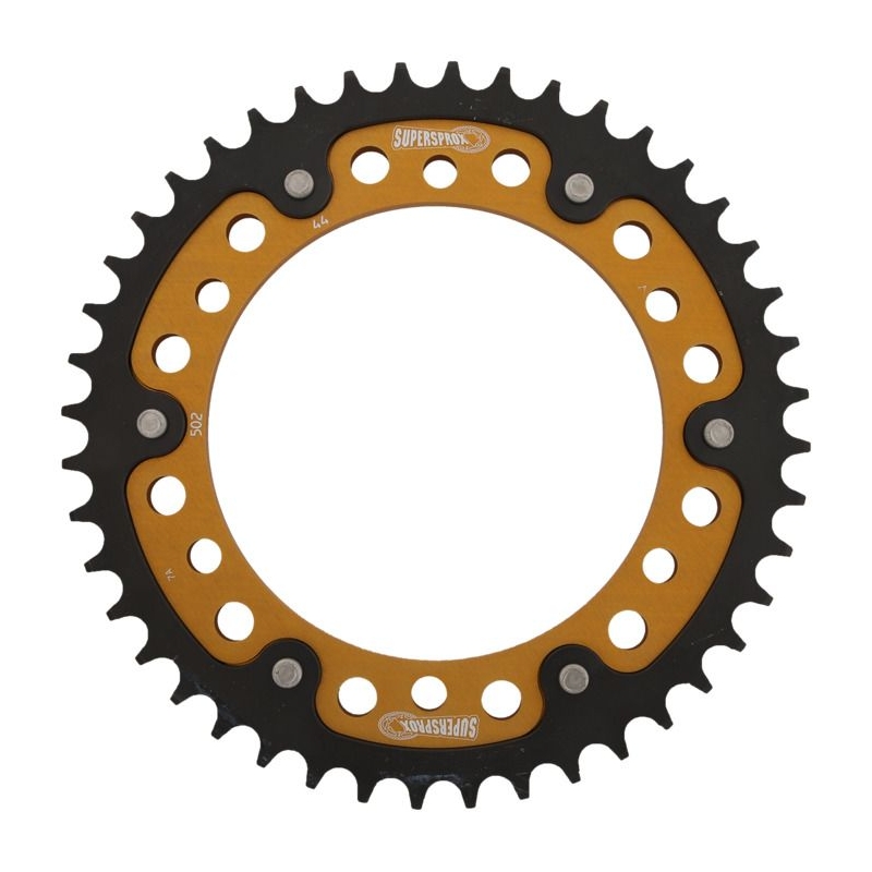 Rear sprocket SUPERSPROX STEALTH auriu 44T, 530