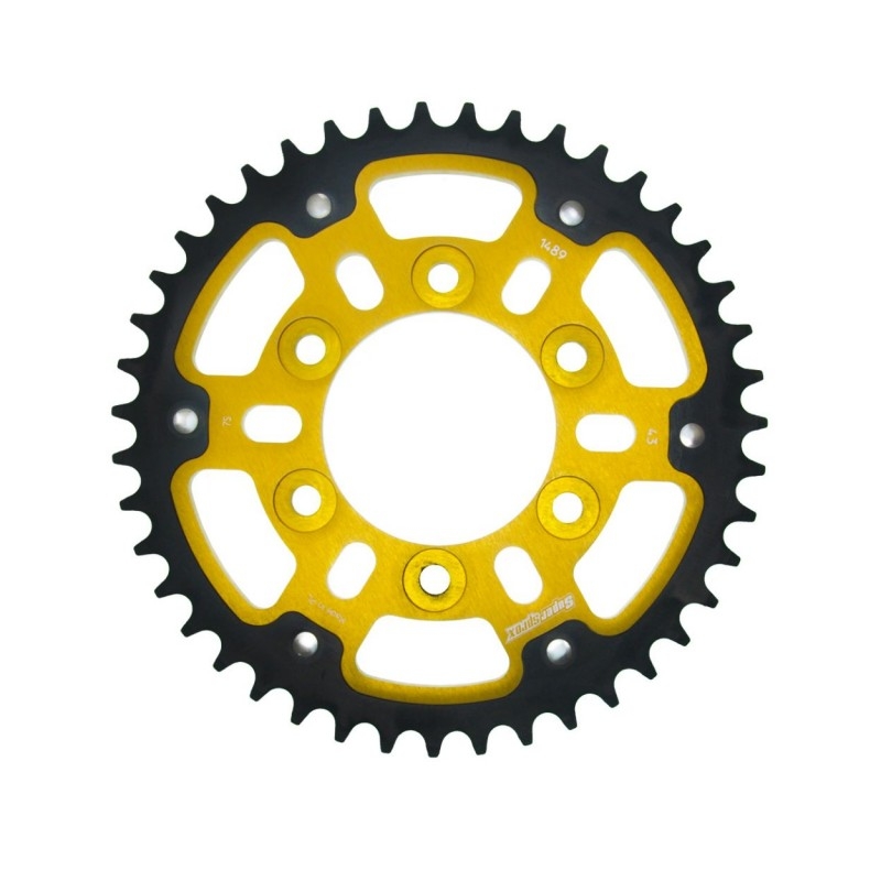 Foaie spate SUPERSPROX STEALTH auriu 43T, 525
