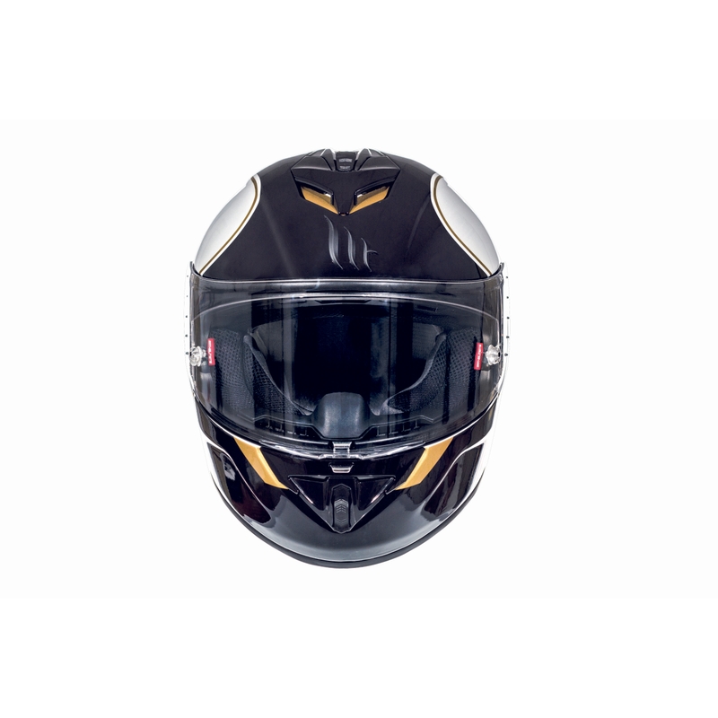 MT Rapide Revival cască de motocicletă integrală negru și alb
