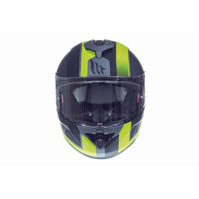 MT Rapide Overtake cască de motocicletă integrală negru mat-fluo galben