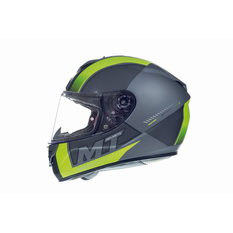 MT Rapide Overtake cască de motocicletă integrală negru mat-fluo galben