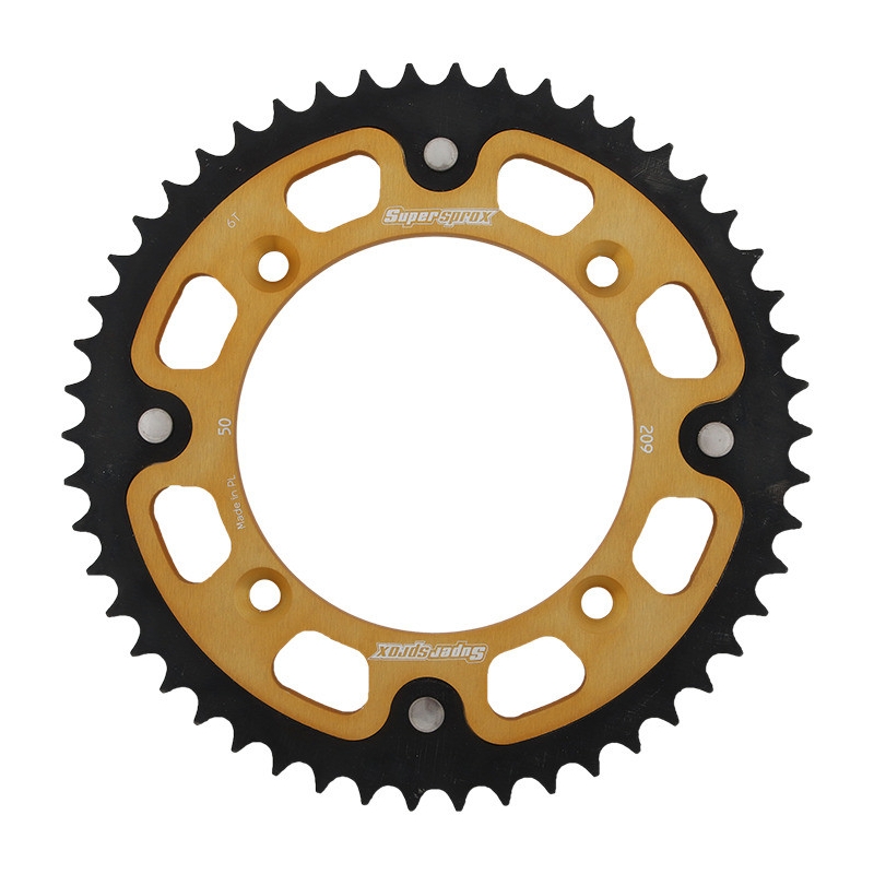 Foaie spate SUPERSPROX STEALTH auriu 50T, 420