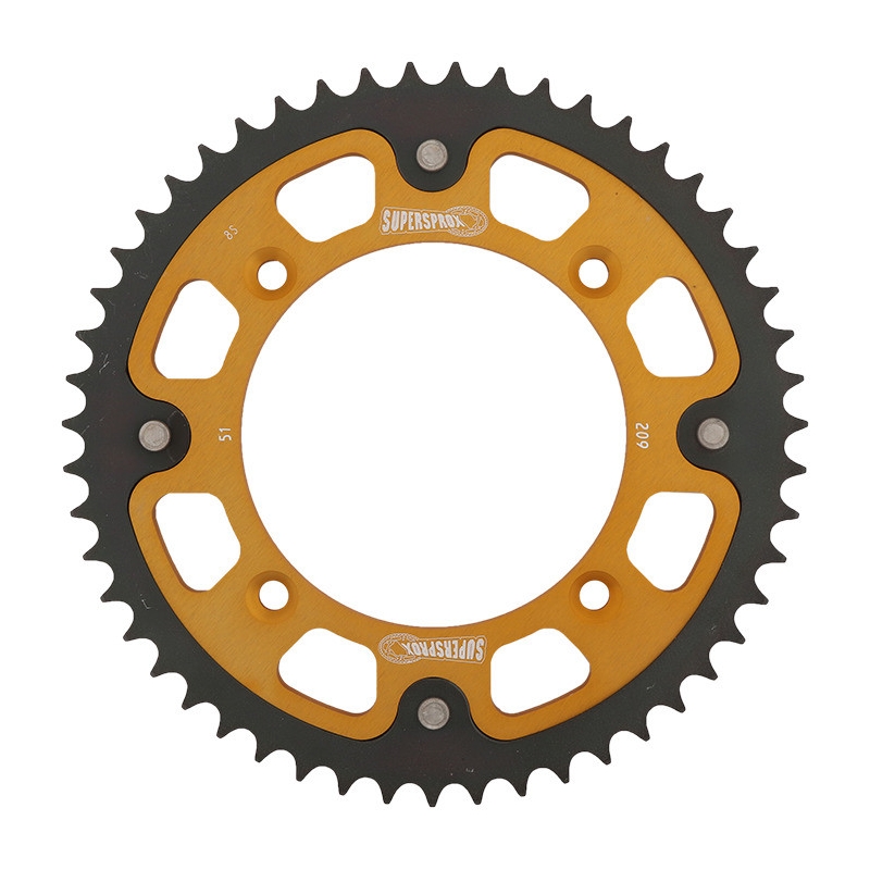 Foaie spate SUPERSPROX STEALTH auriu 51T, 420
