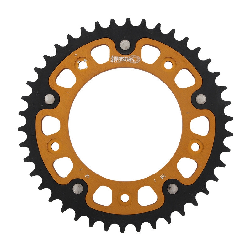 Foaie spate SUPERSPROX STEALTH auriu 42T, 520
