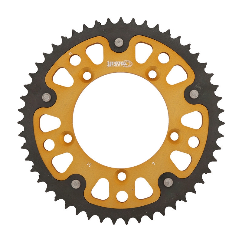 Foaie spate SUPERSPROX STEALTH auriu 51T, 420