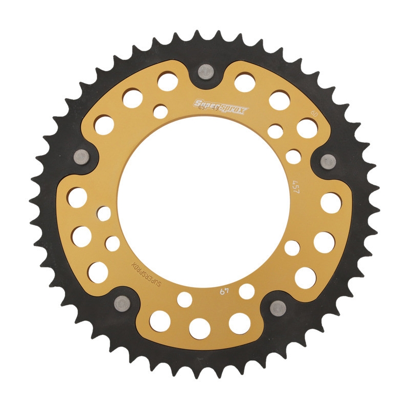 Foaie spate SUPERSPROX STEALTH auriu 49T, 420