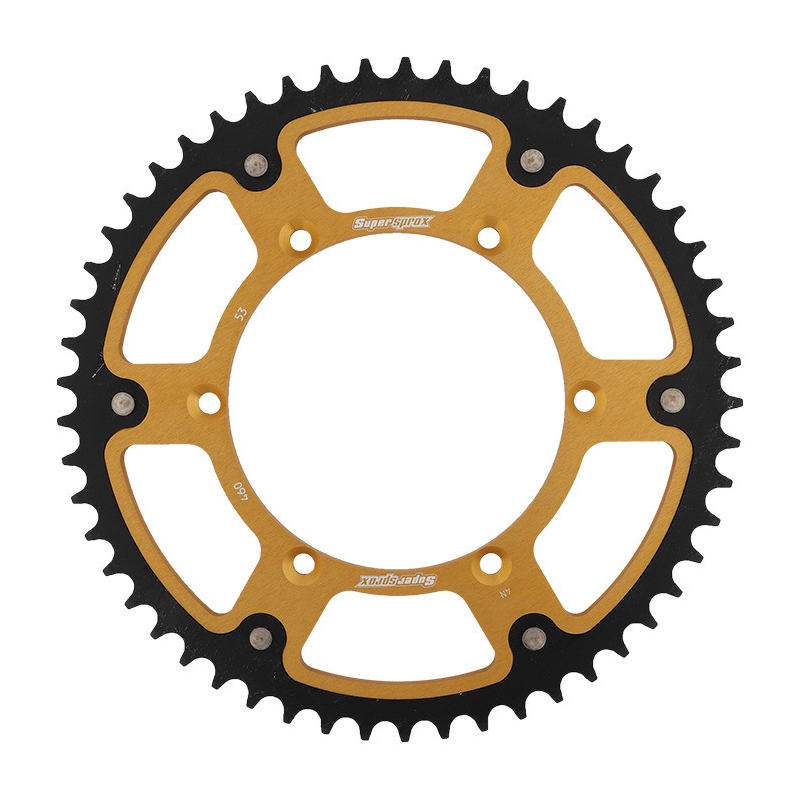 Foaie spate SUPERSPROX STEALTH auriu 53T, 520