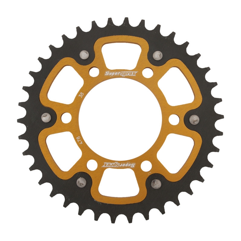Foaie spate SUPERSPROX STEALTH auriu 38T, 520