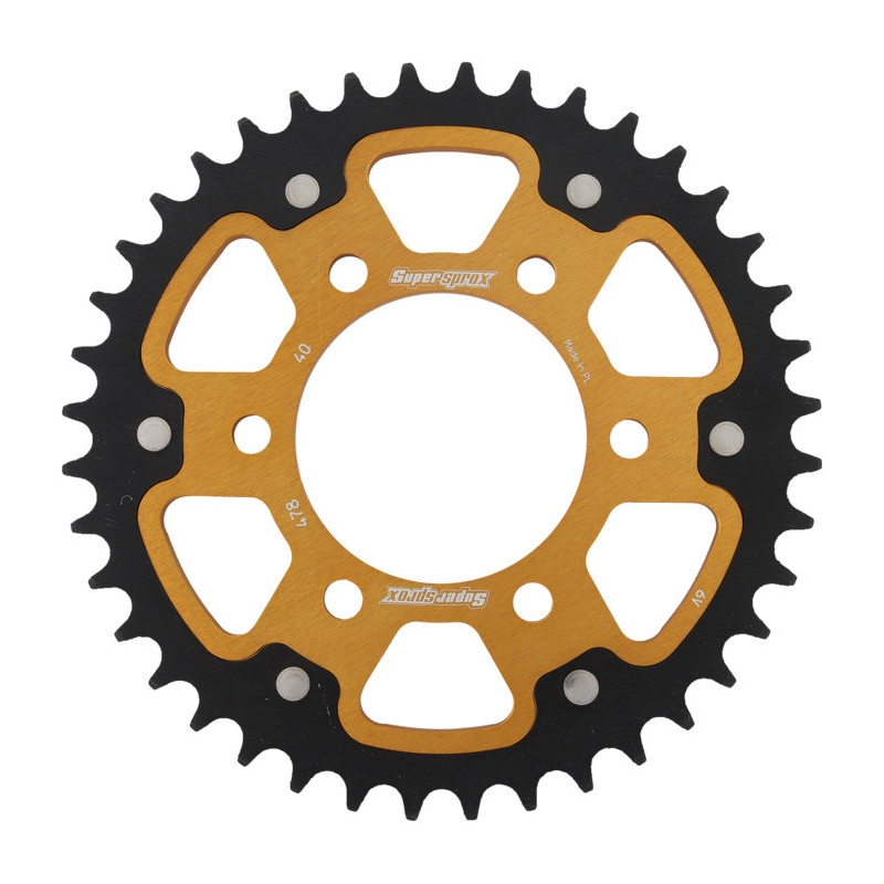 Foaie spate SUPERSPROX STEALTH auriu 40T, 520