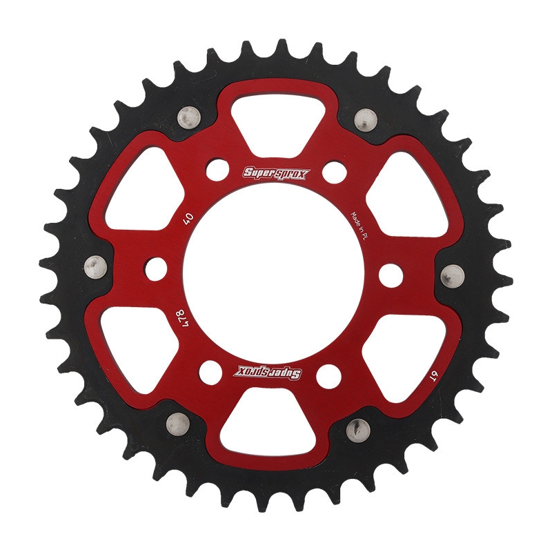 Foaie spate SUPERSPROX STEALTH Rosu 40T, 520