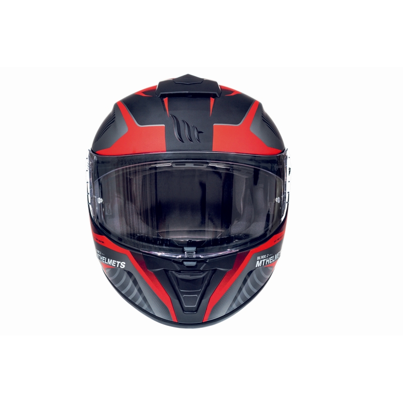 MT Blade 2 SV Blaster cască de motocicletă integrală negru mat-roșu
