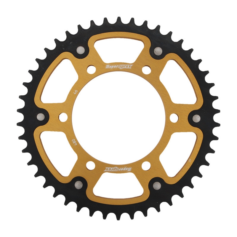 Foaie spate SUPERSPROX STEALTH auriu 46T, 525